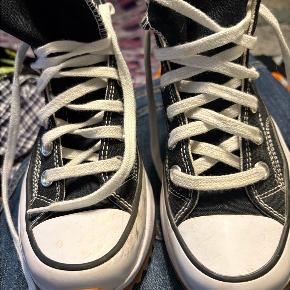 Converse Black and White Chuck Taylor Sneakers